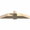 Ekena Millwork Eugene Rough Sawn Timber Gable Bracket, Douglas Fir, 48"W x 12"H x 6"D x 6"F, 6/12 Pitch GBW048X12X0606EUG00RDF - alternate 3